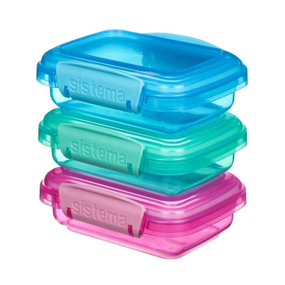 Sistema Snackboks - Lunch Packs - 3-Pak - 200ml - Ass. Farver