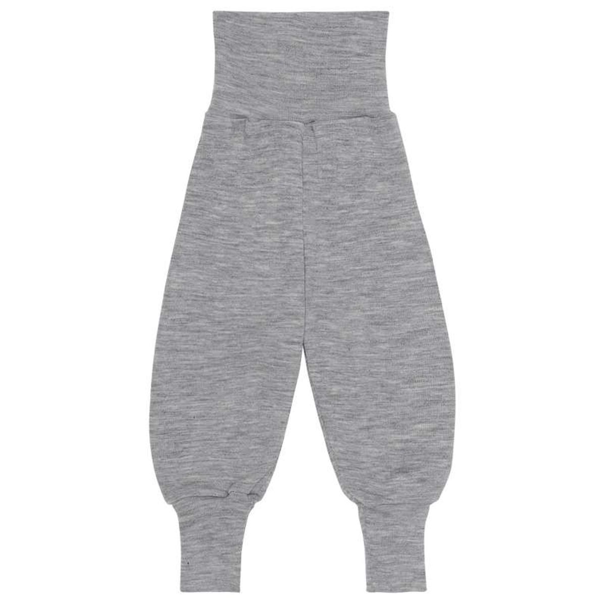 Engel Natur Babybukser m. Taljerib - Uld/Silke - Grey