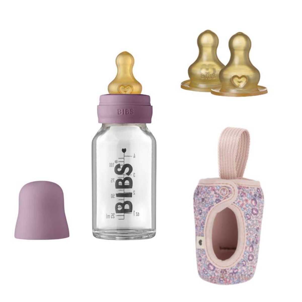 BIBS Bottle Bundle - No8 - Lille - Mauve/Eloise