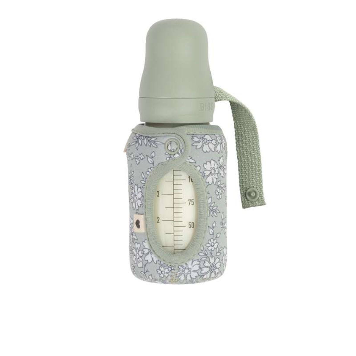 BIBS Bottle - Sleeve til Sutteflaske - Lille - 110 ml. - Capel/Sage