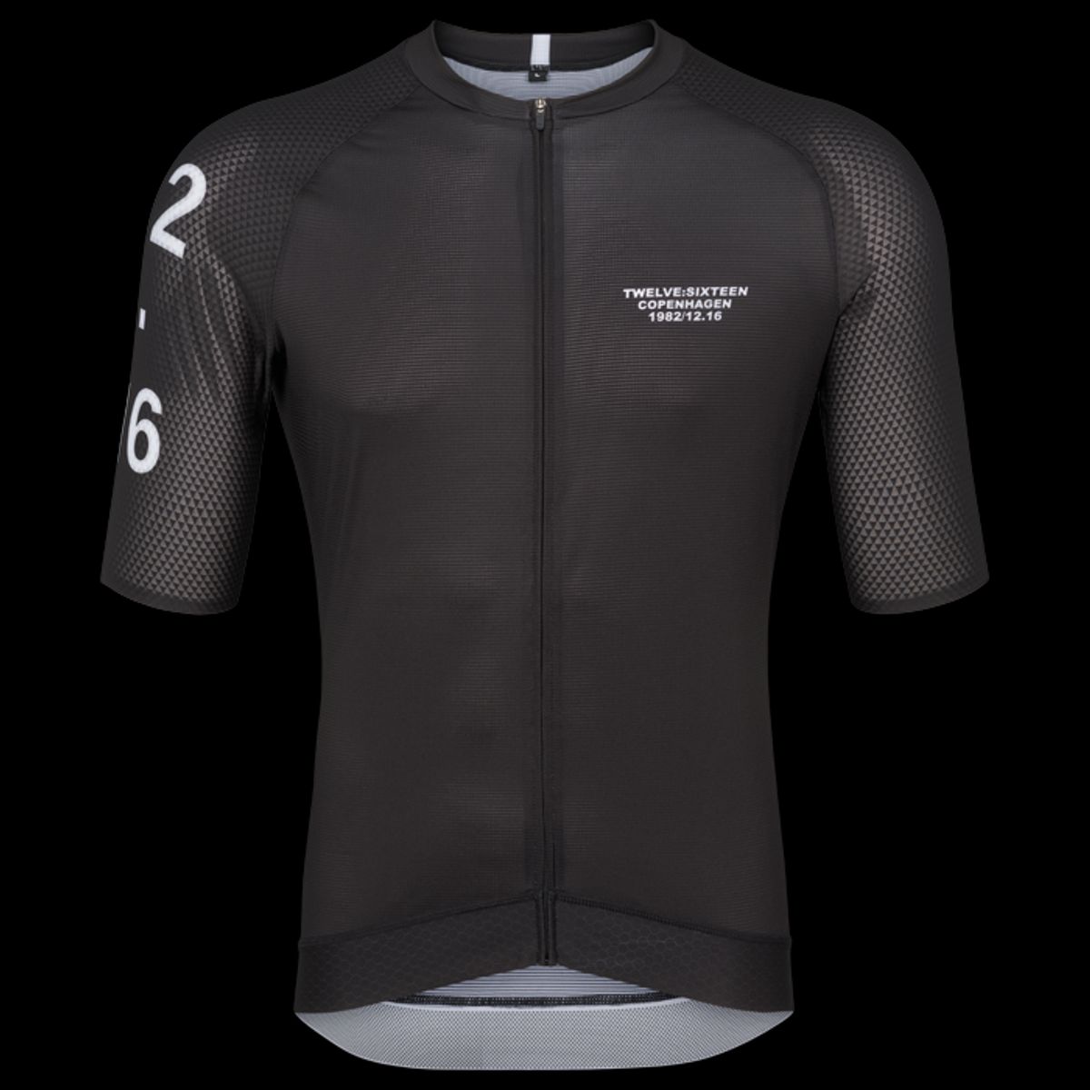 Twelve Sixteen Cykeltrøje Sky Jersey Sort - XXXL