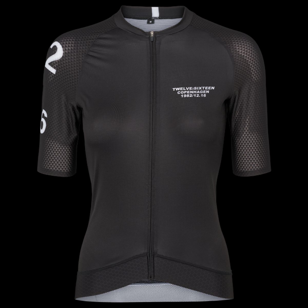 Twelve Sixteen Cykeltrøje Sky Jersey Sort Kvinder Fit - XXXL