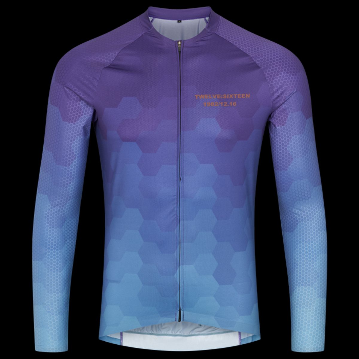 Twelve Sixteen Langærmet Cykeltrøje Sky Pro Let Multi Blue - XS / Purple