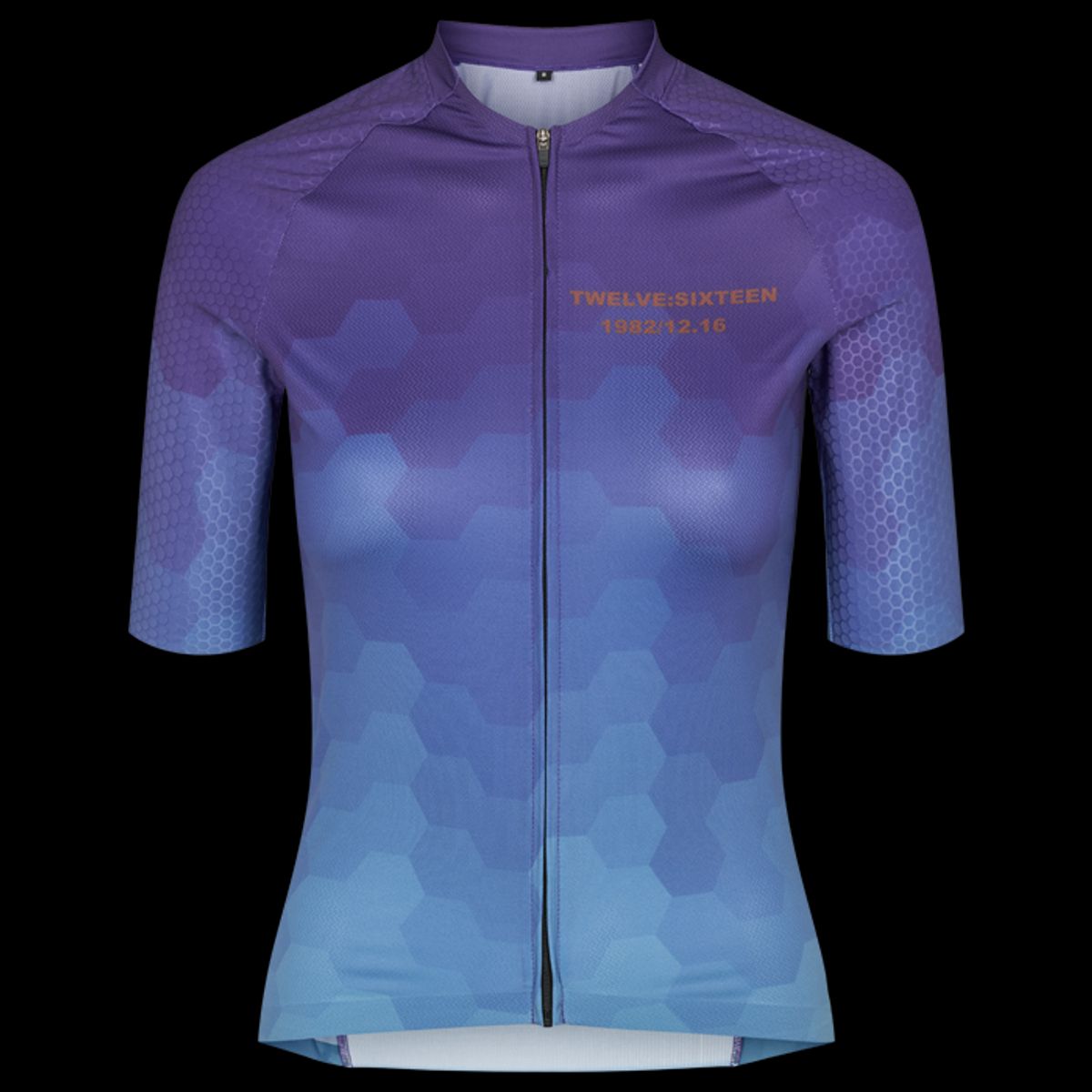 Twelve Sixteen Cykeltrøje Sky Pro Jersey Multi Blue Kvinder Fit - Medium / Purple