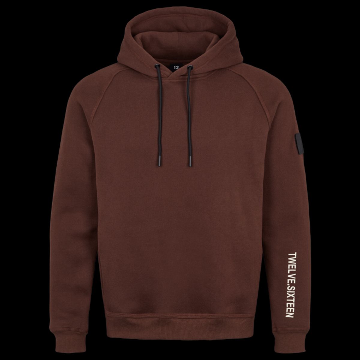 Twelve Sixteen Hoodie Mørke Brun Bomuld - Medium