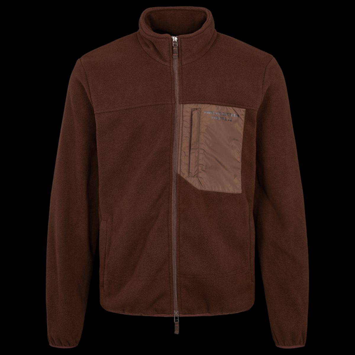 Twelve Sixteen Fleece Jakke Brun - Small / Brown