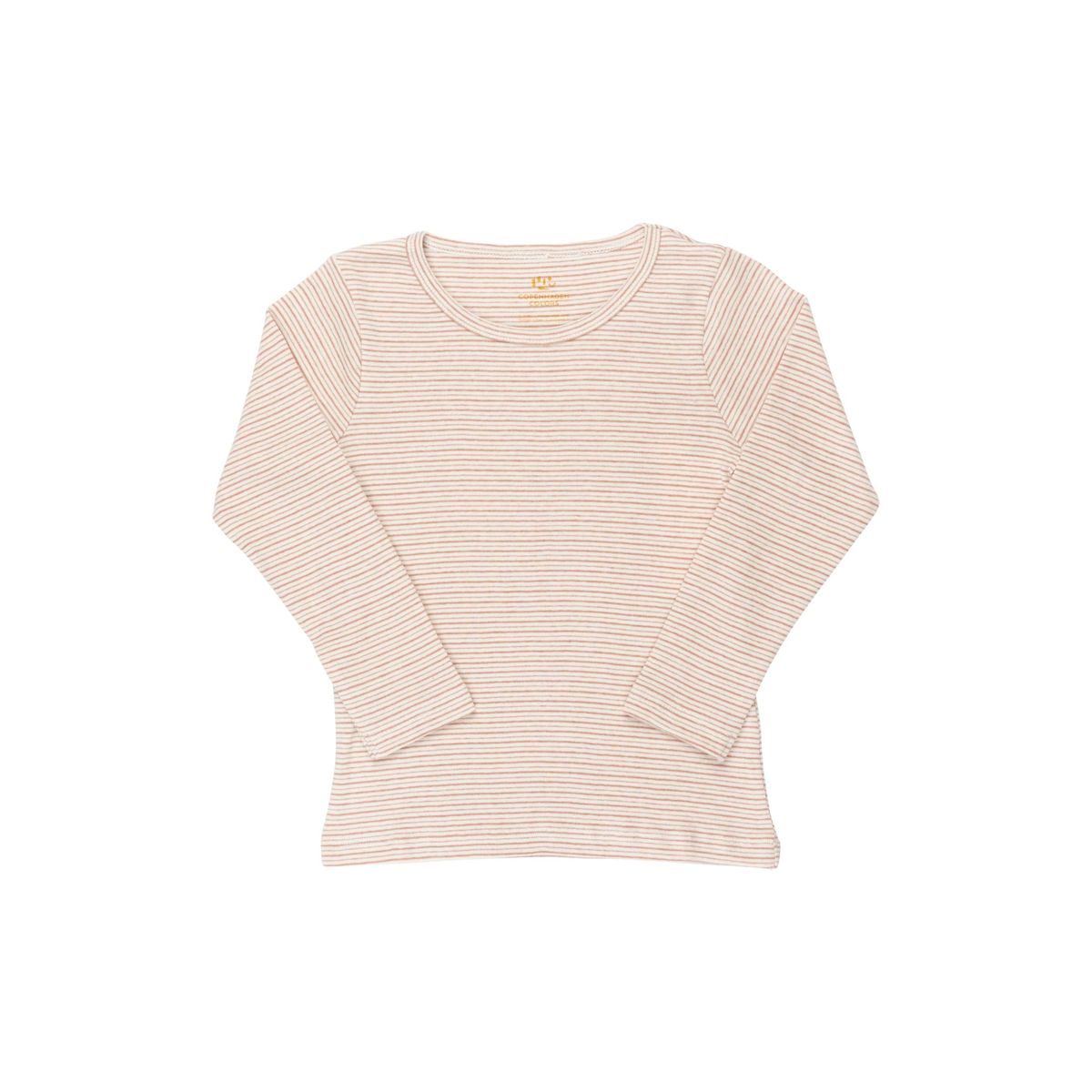 STRIBET UNISEX T-SHIRT M. L/Æ - OLD ROSE STRIPE - OLD ROSE STRIPE / 116