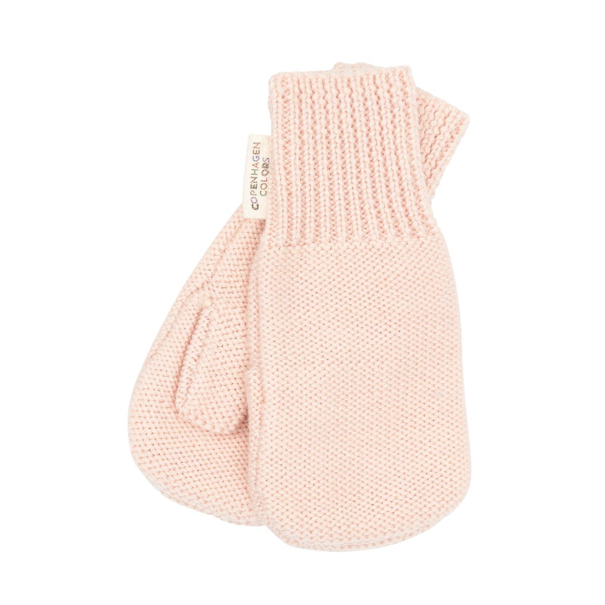 STRIKKET UNISEX VANTER I MERINOULD - SOFT PINK - SOFT PINK / 80-86/12-18M