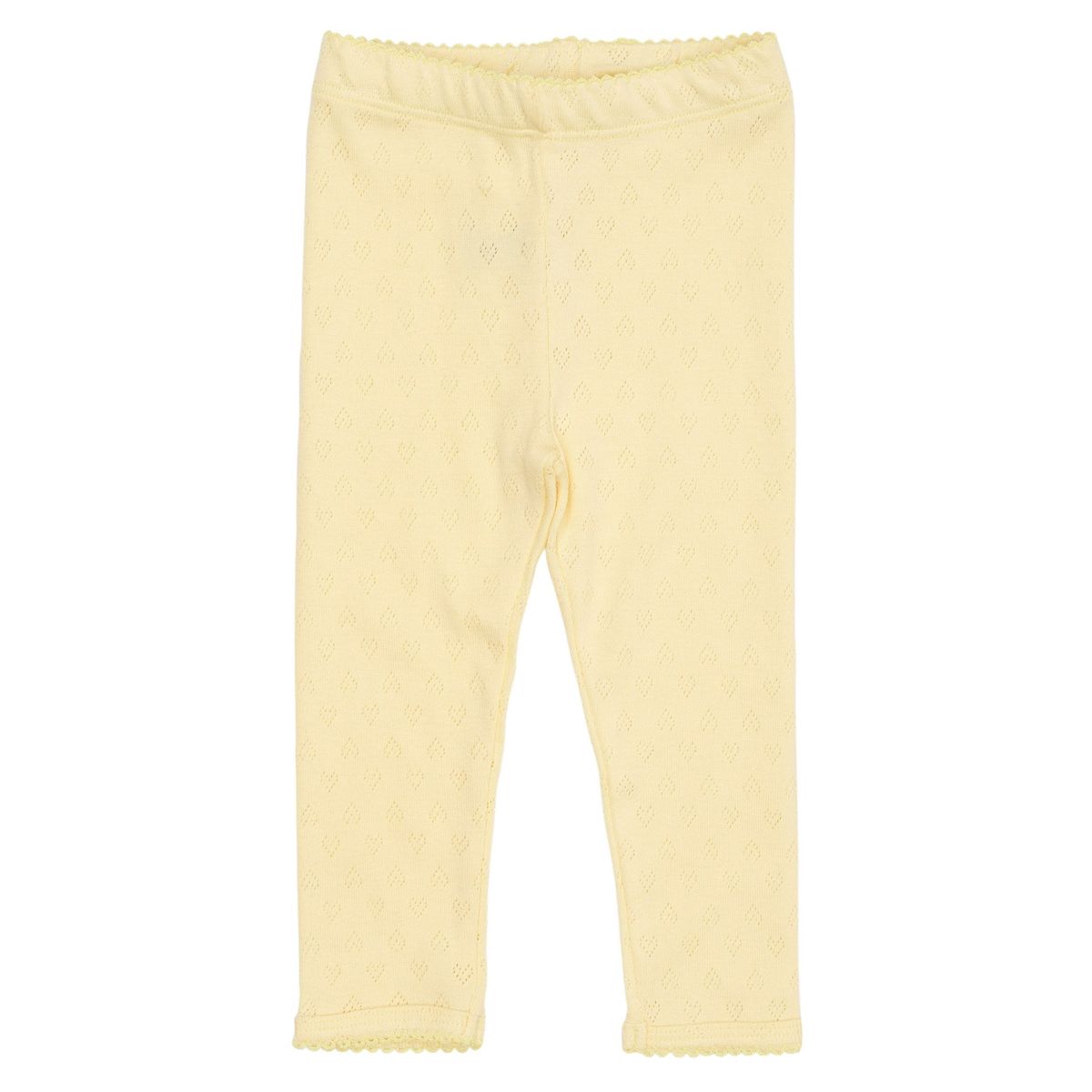 LEGGING M. HJERTE MØNSTER - PALE YELLOW - PALE YELLOW / 68