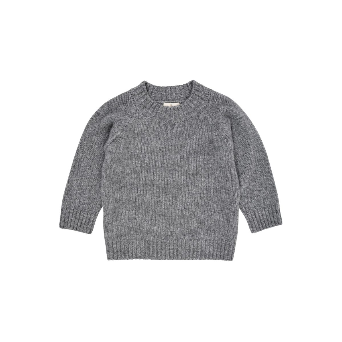 CASHMERE CLASSIC TURTLE NECK PULLOVER - GREY MEL - GREY MEL / 122