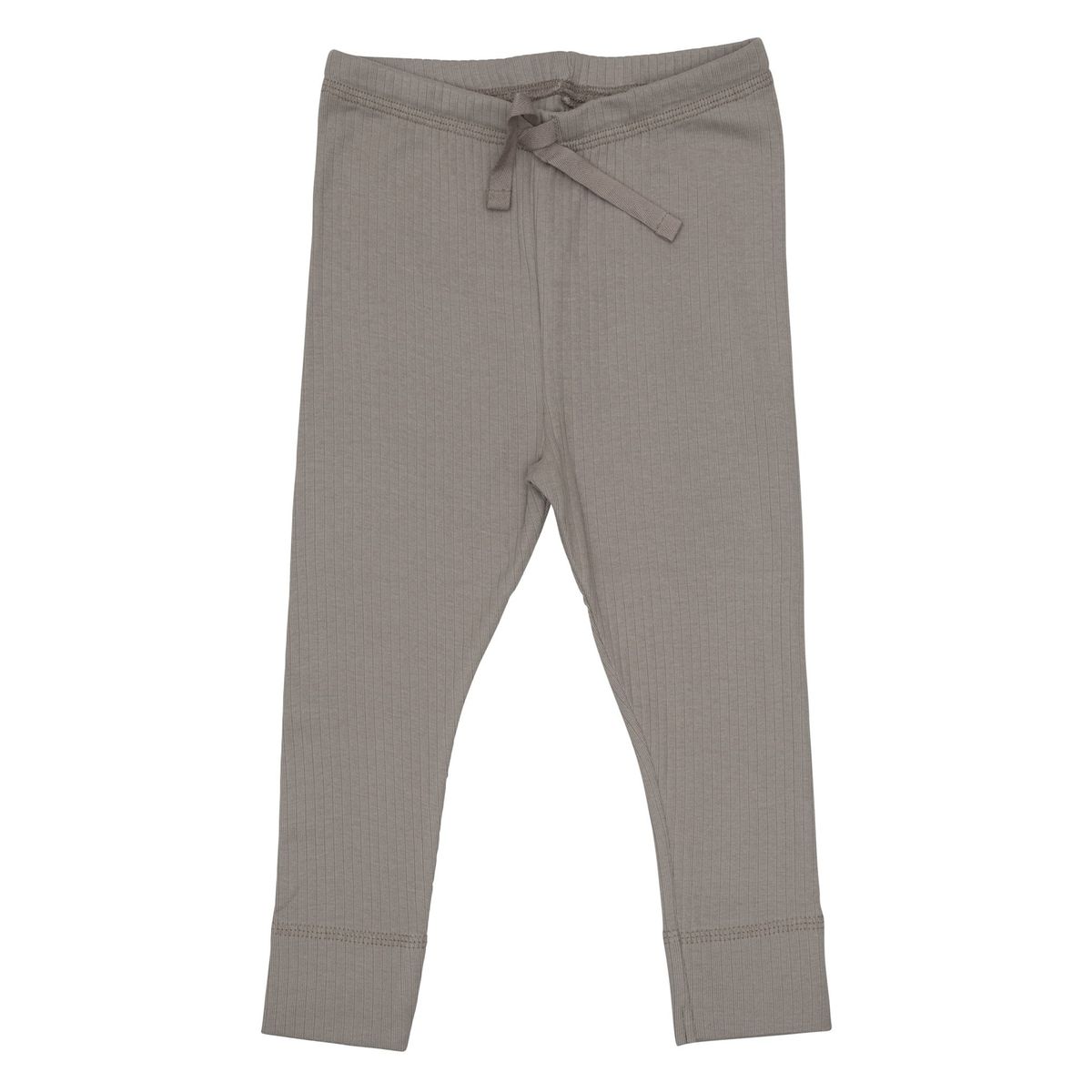 LEGGINGS I RIB JERSEY MED SNØRE - LT. GREY - LT. GREY / 50