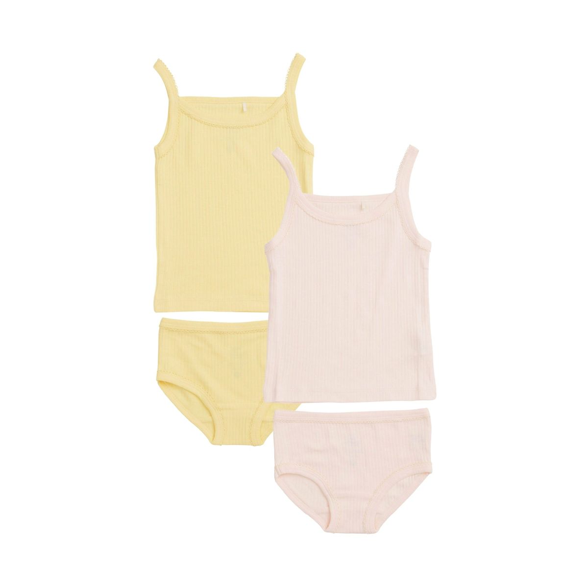 2-PAKKE UNDERTØJ - SOFT YELLOW/ SOFT PINK COMB. - SOFT YELLOW/ SOFT PINK COMB. / 98