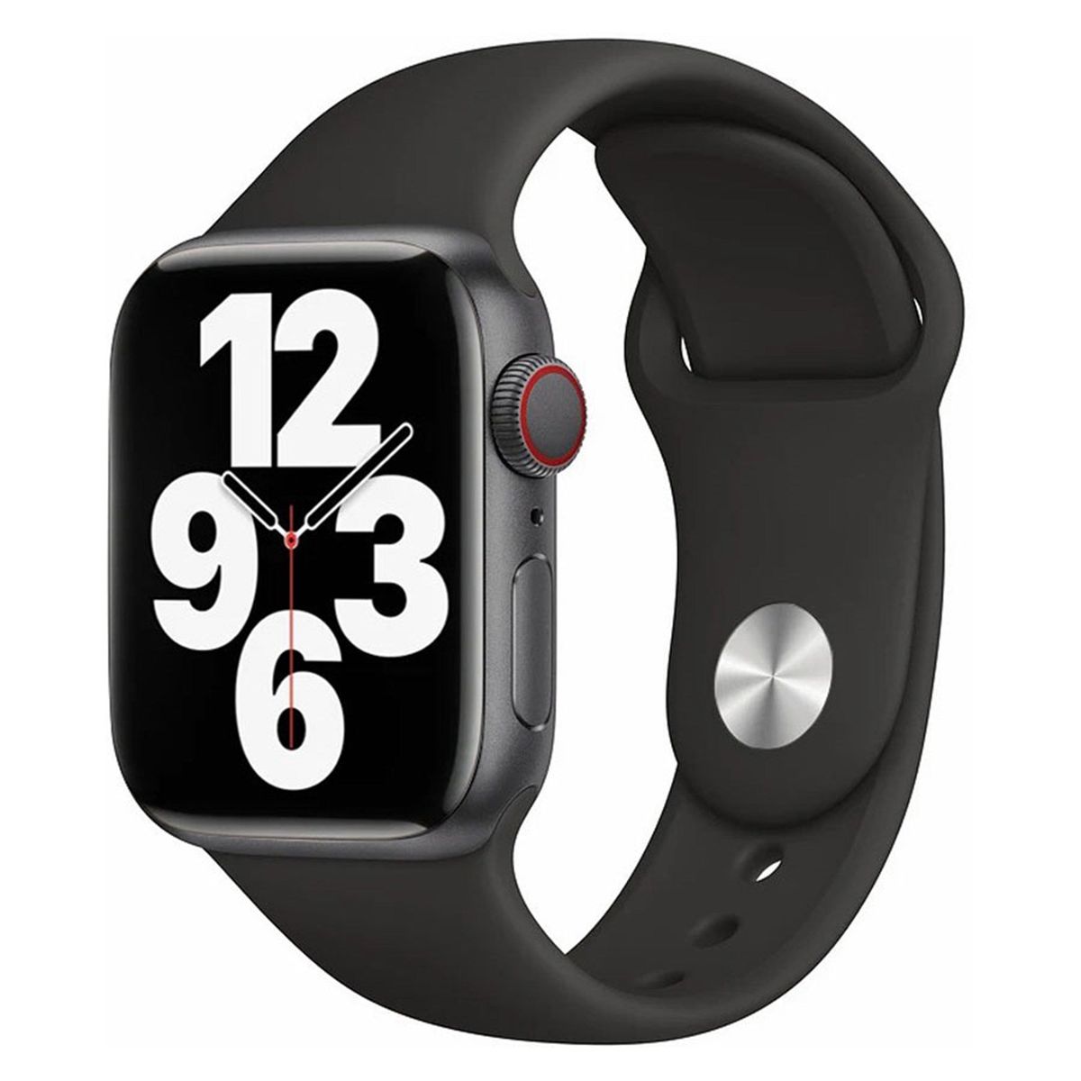 Lippa Apple Watch silikonerem 38/40/41, Sort