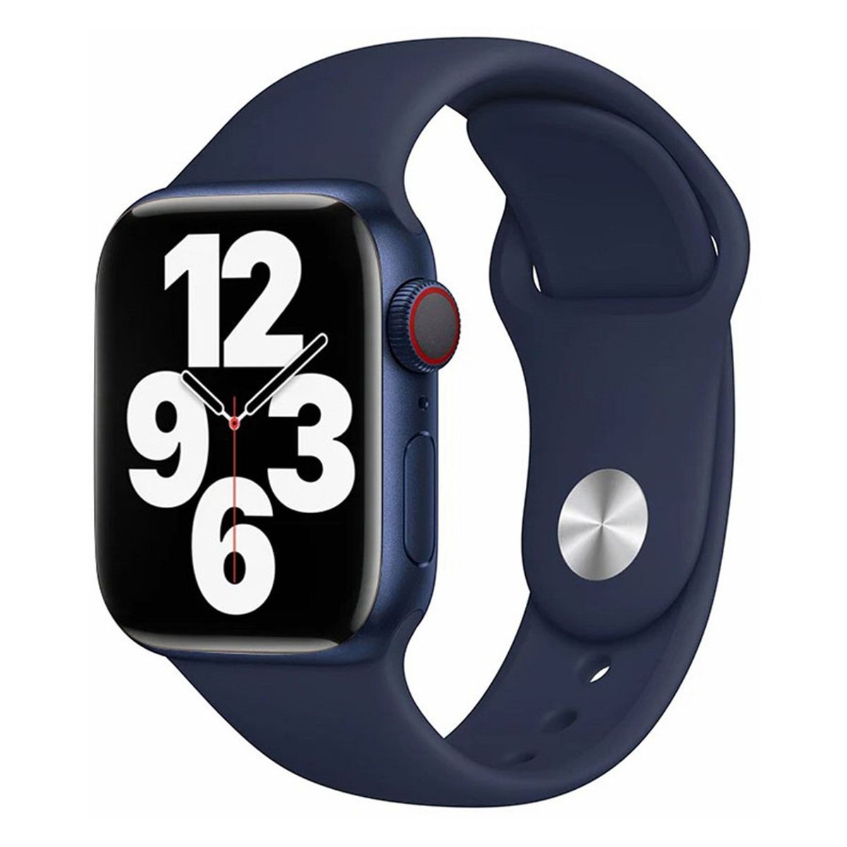 Lippa Apple Watch silikonerem 42/44/45/49, Navy Blå