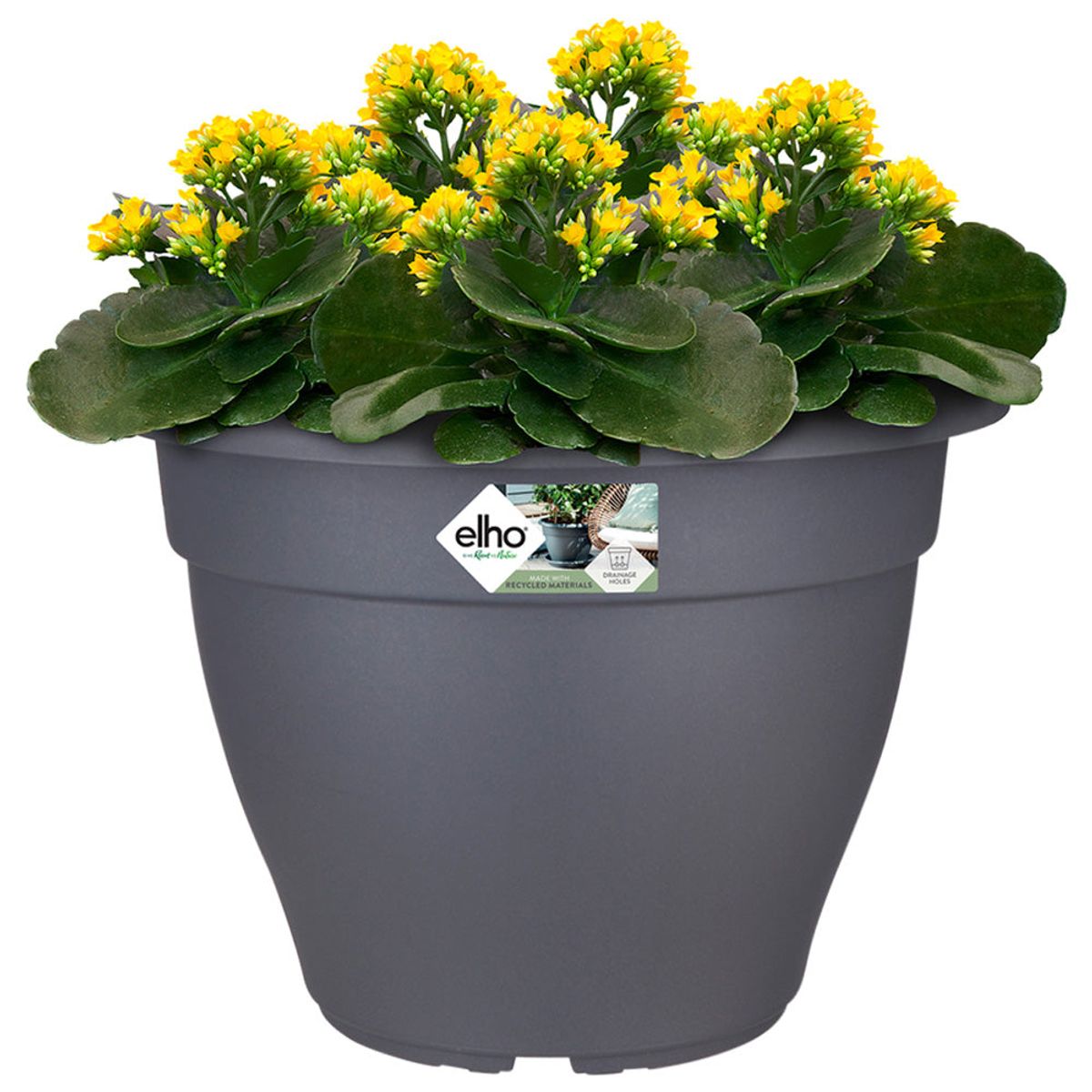 Blomsterpotte Anthracite 35x26cm 11,8L