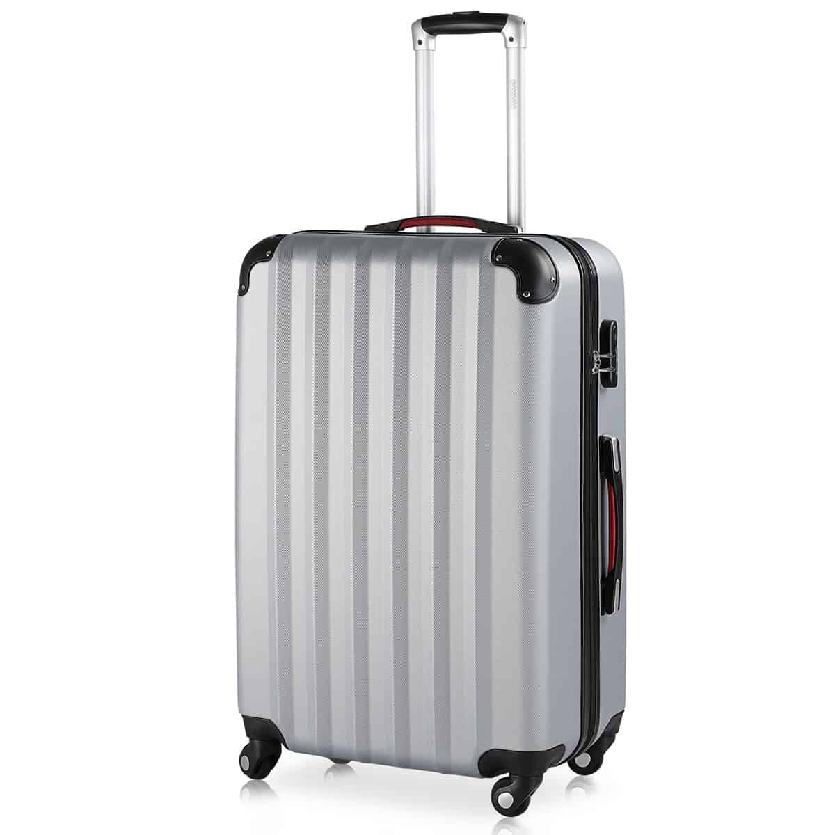 Case hård skal Baseline Silver XL lavet af ABS 90l 45,5x28x70cm