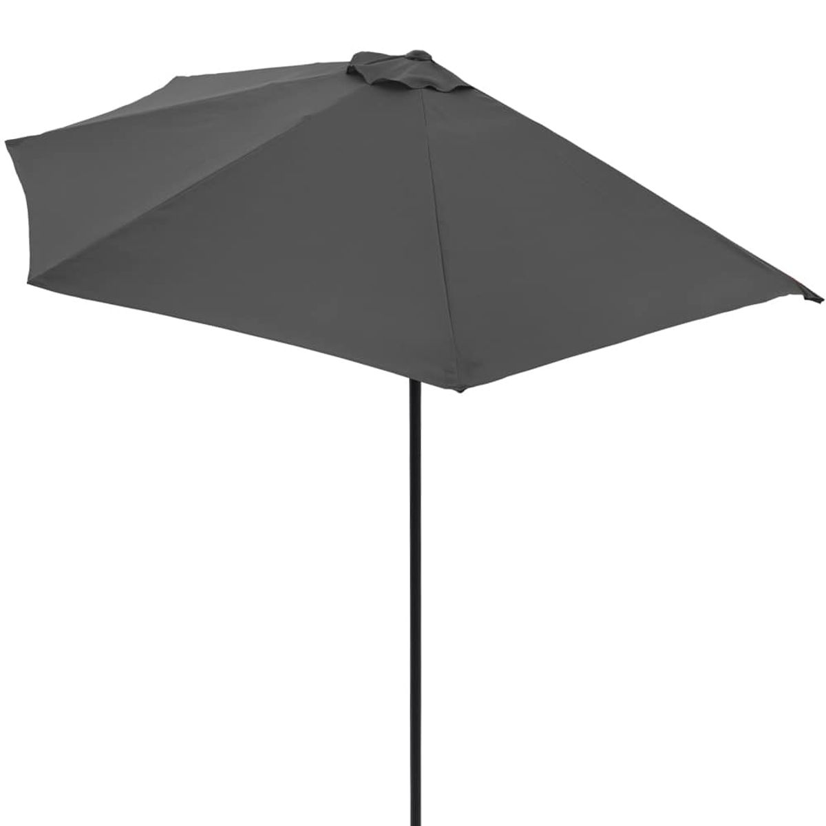 Halvparasol med polantracit 2,7 m 50+ UV -beskyttelse