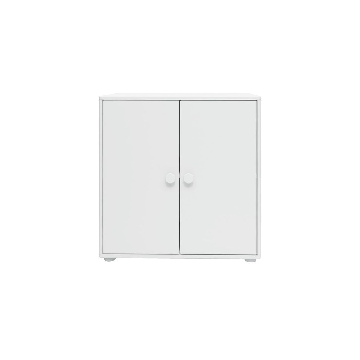 FLEXA Skab, 1 hylde + 2 låger 74.5 cm x 72.0 cm White