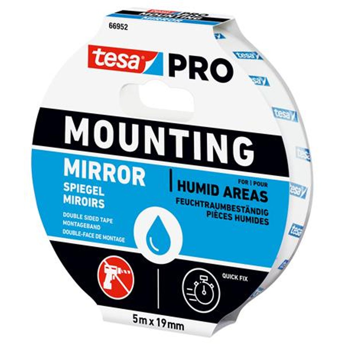 Monteringstape Pro 66952 Spejl 5Mx19Mm