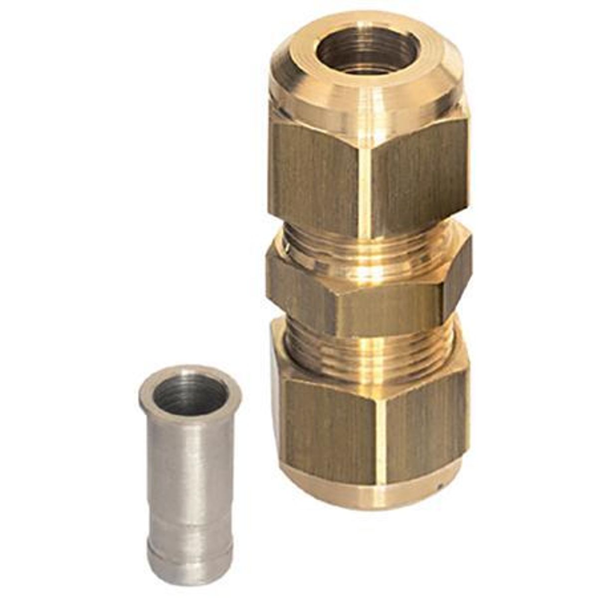 Loddefri Adapter Lige 3/8" - 3/8"