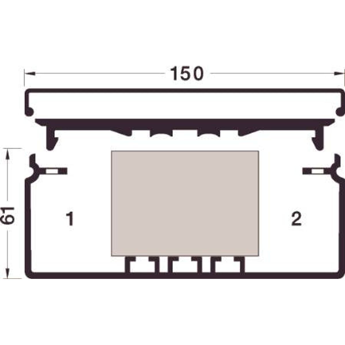 Kanalbund F/Fb60150 Perlehvid