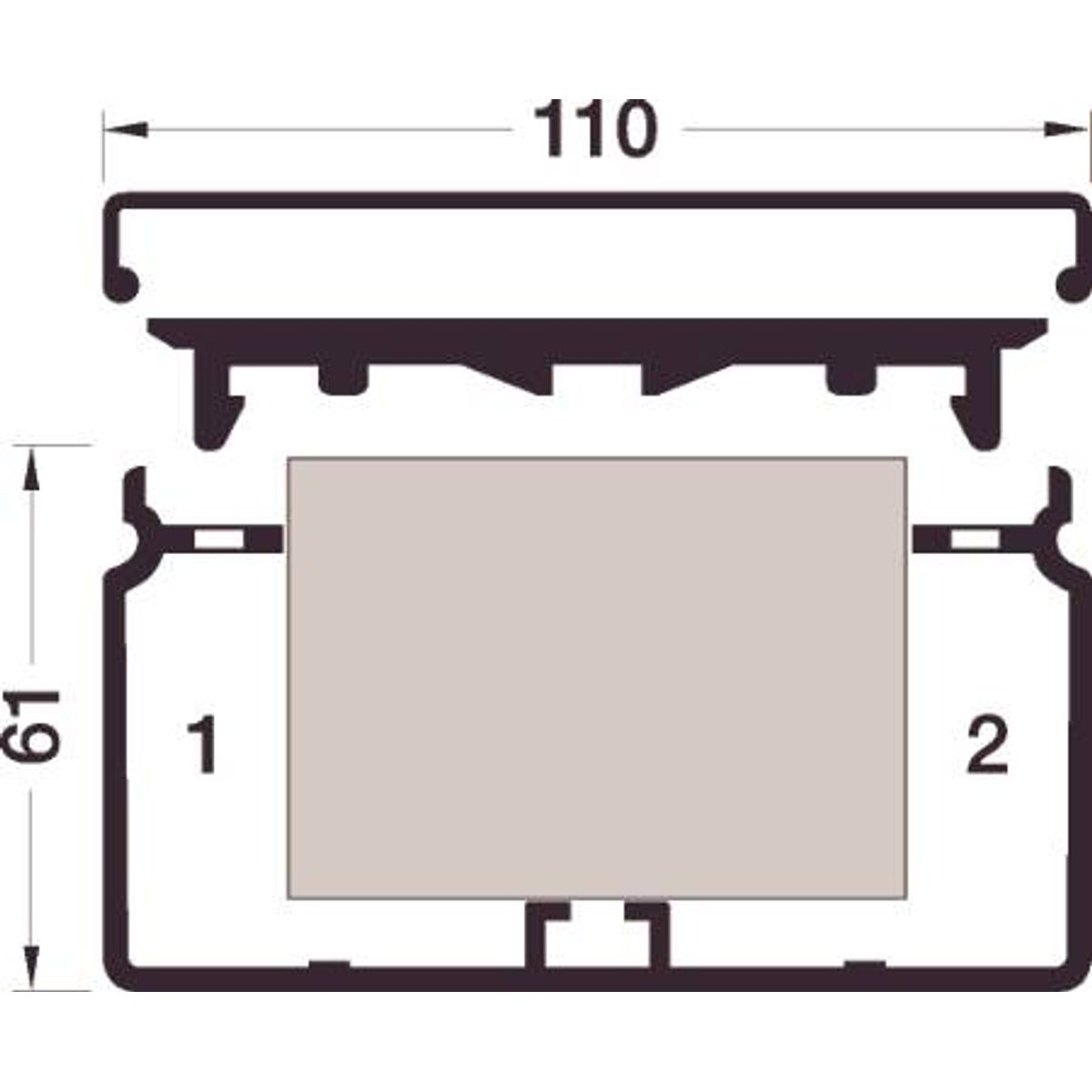 Kanalbund F/Fb60110 Perlehvid