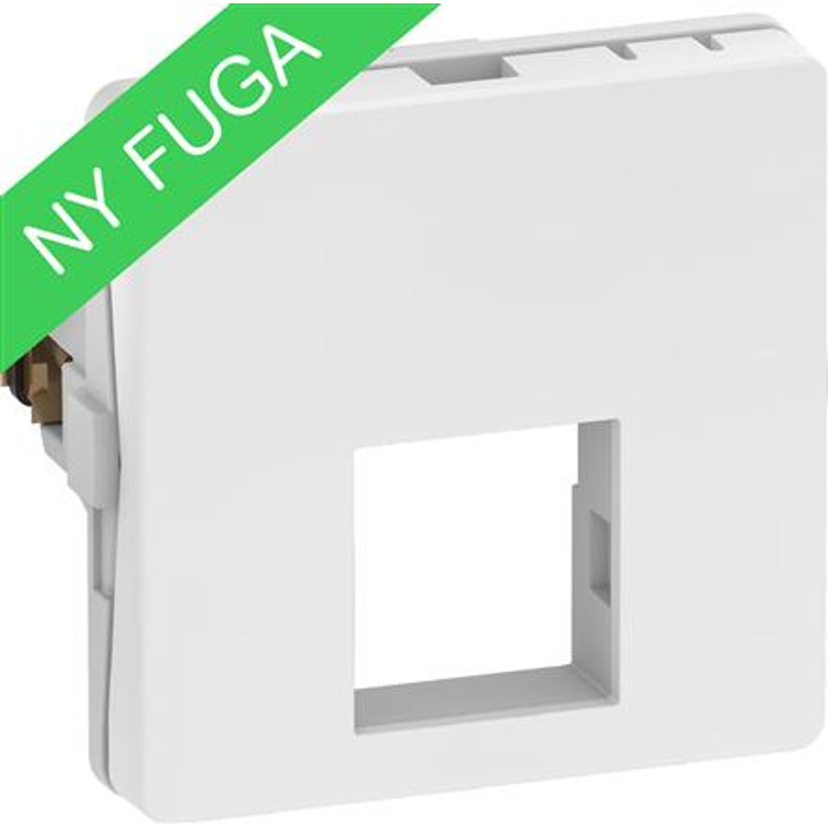 Udtag Fuga T1 1X Systimax, 1M Hvid