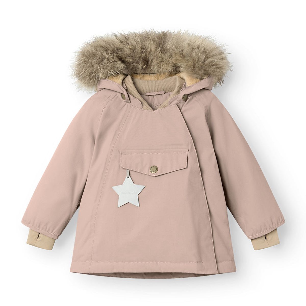 MINI A TURE Vinterjakke MATWang Fleece Pels - MINI A TURE - Jakker - GladeRollinger.dk