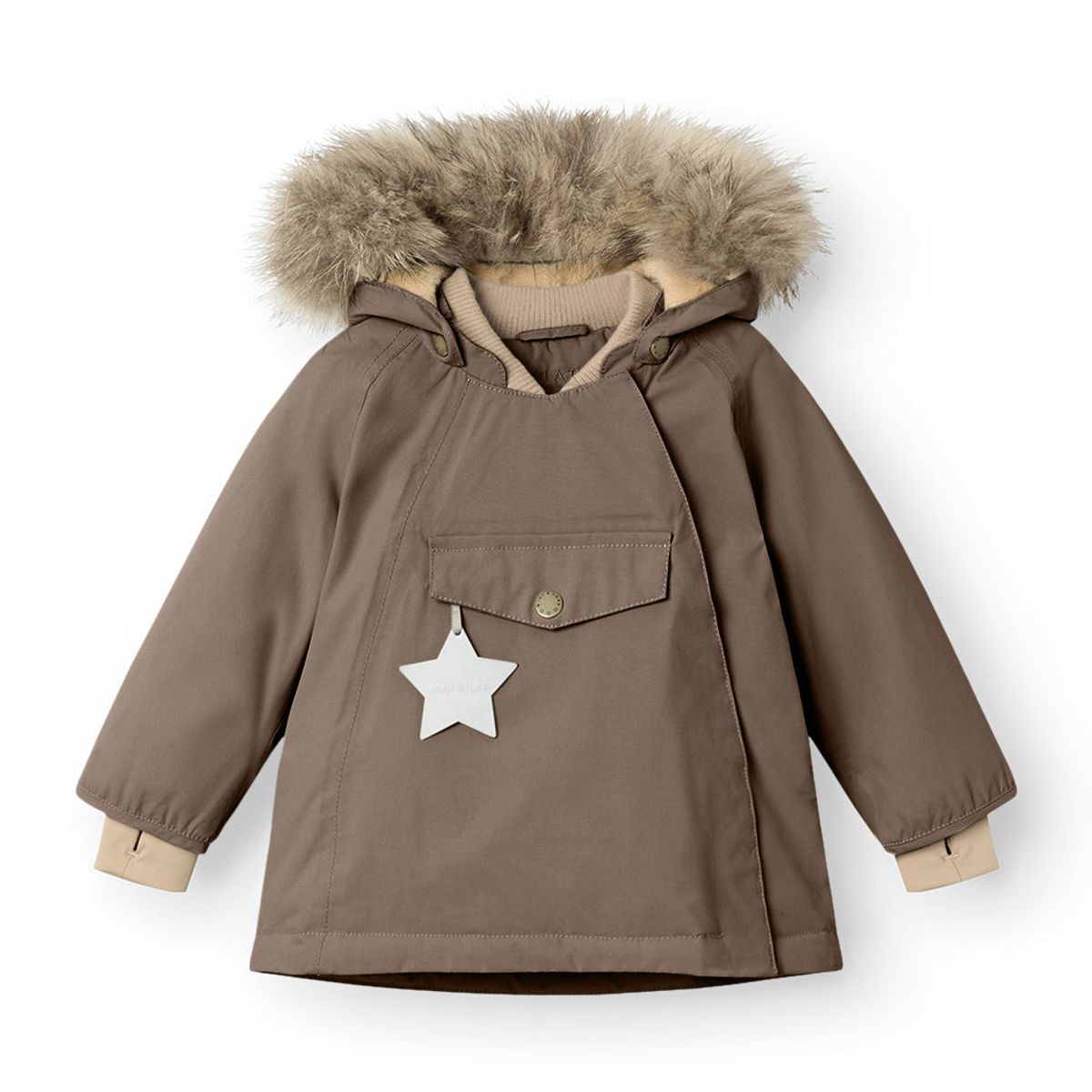 UDSALG - MINI A TURE Vinterjakke MATWang Fleece Pels - MINI A TURE - Jakker - GladeRollinger.dk