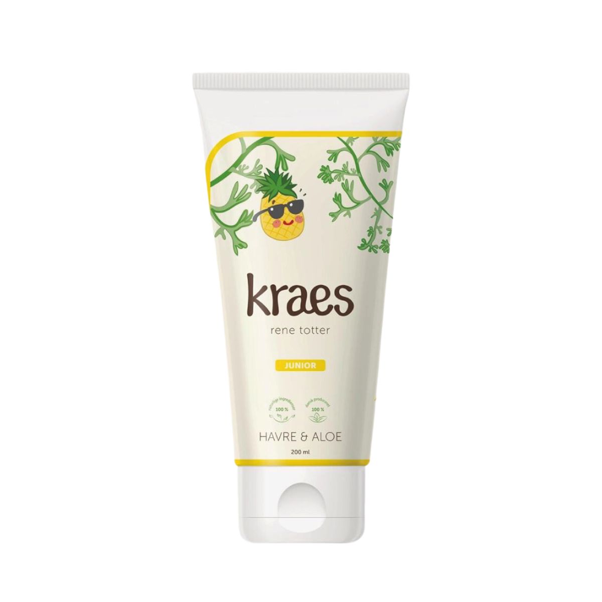 UDSALG - Kraes Rene Totter med Ananas Duft - 200 ml - KRAES - Babypleje - GladeRollinger.dk