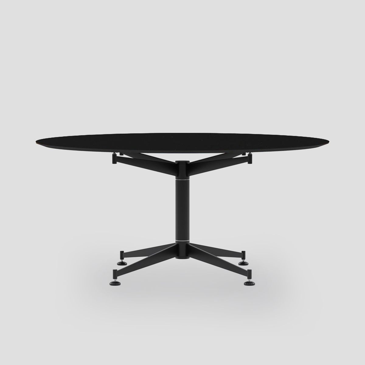 Star Table - 73-75 / Ø128 Laminate / Black