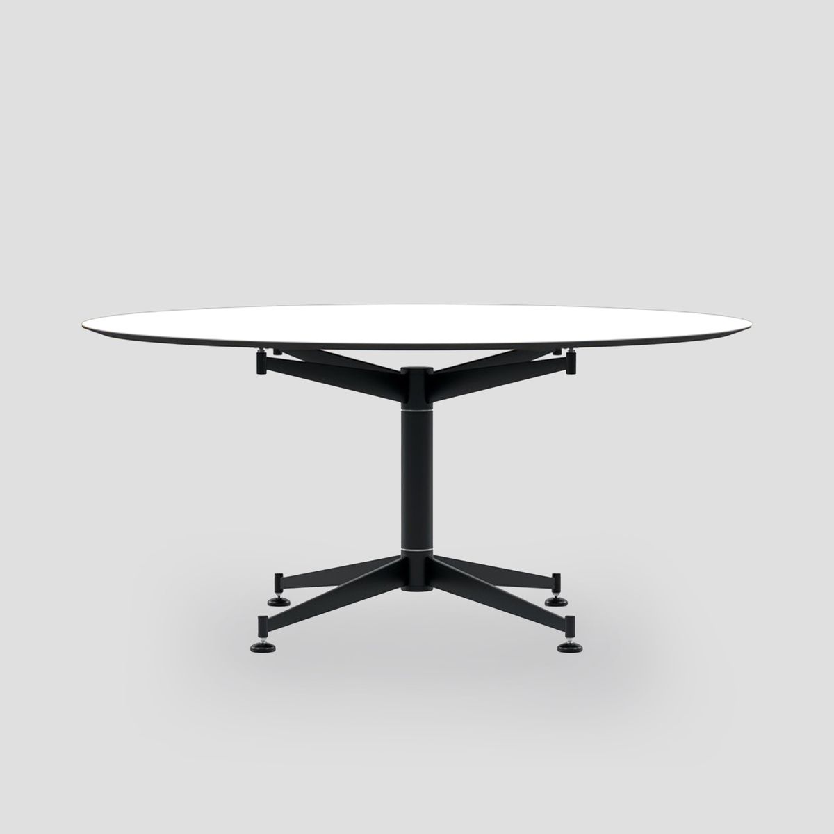 Star Table - 73-75 / Ø128 Laminate / Crystal White