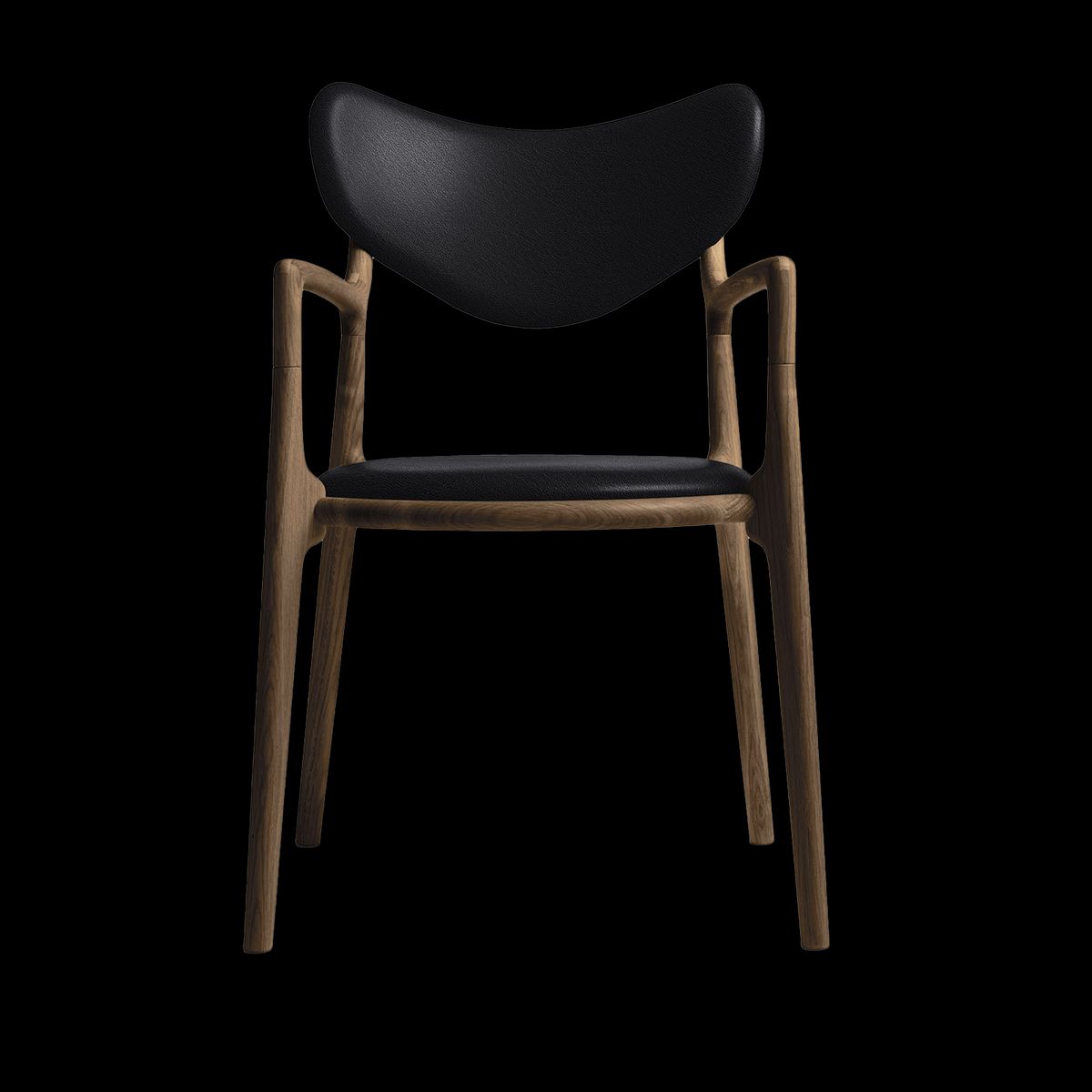 Salon - Smoked Oak Standard Black