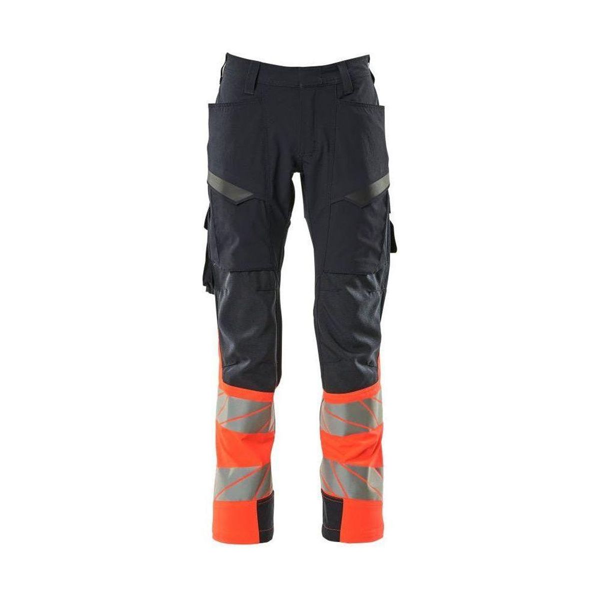 Mascot® Accelerate Safe arbejdsbukser ULTIMATE STRETCH 19379-510-10222 mørk marine/hi-vis rød