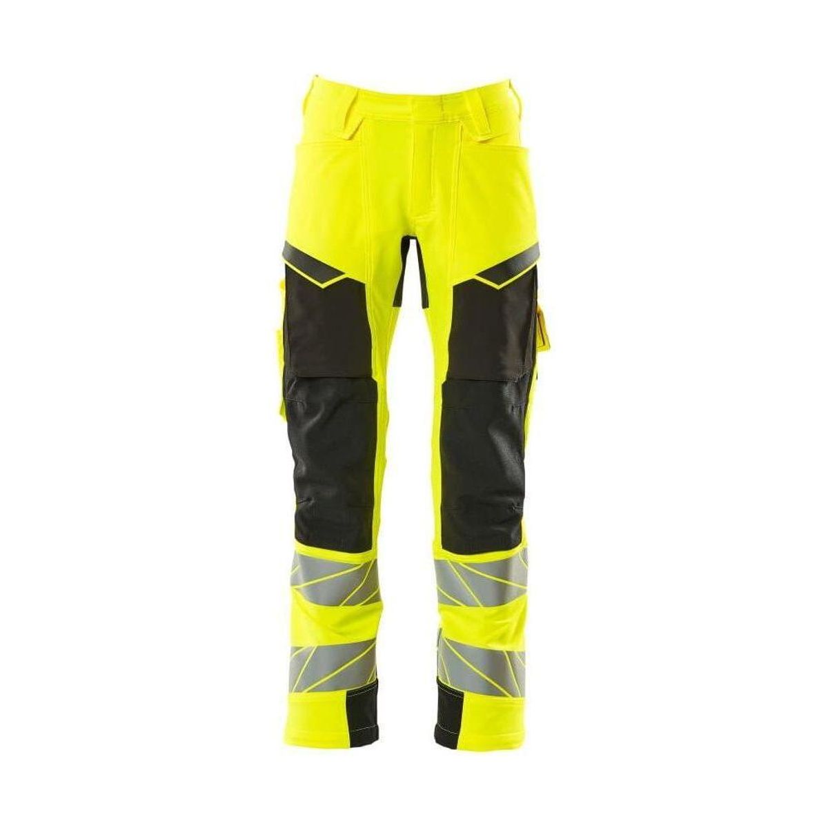 Mascot®Accelerate Safe Arbejdsbukser knælommer Full Stretch - 19079-511-1709 hi-vis gul/sort