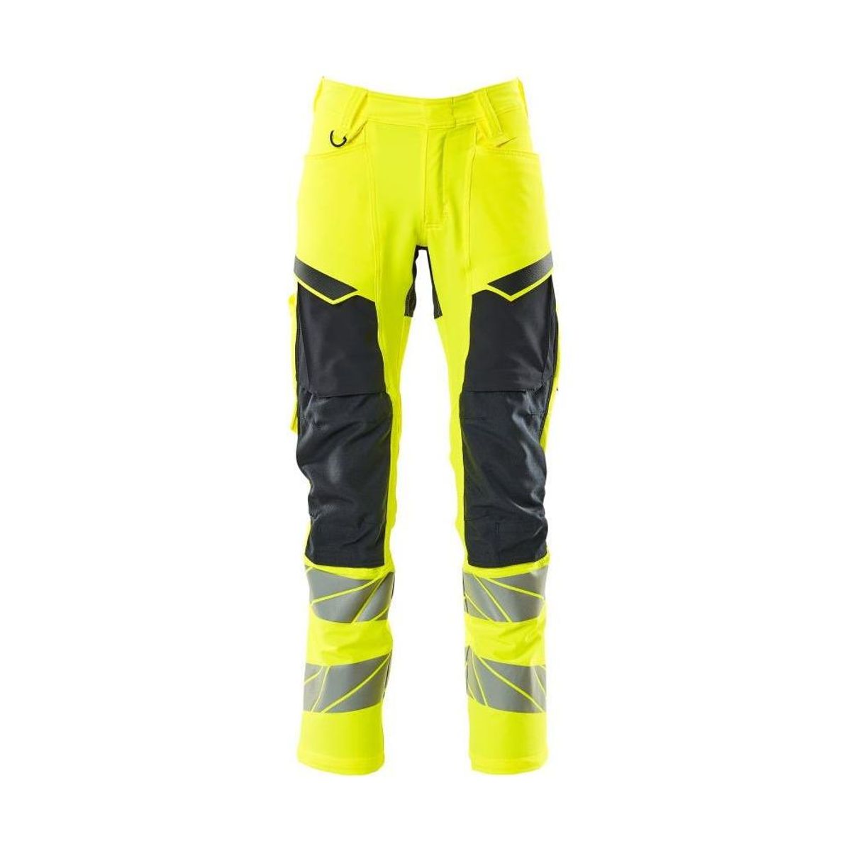 Mascot®Accelerate Safe Arbejdsbukser knælommer Full Stretch - 19479-711-17010 - hi-vis gul/mørk marine