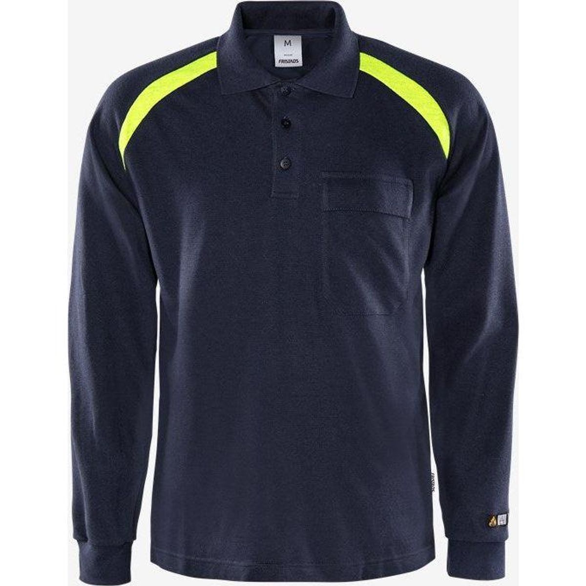 Kansas Flamestat længærmet poloshirt 784 100472