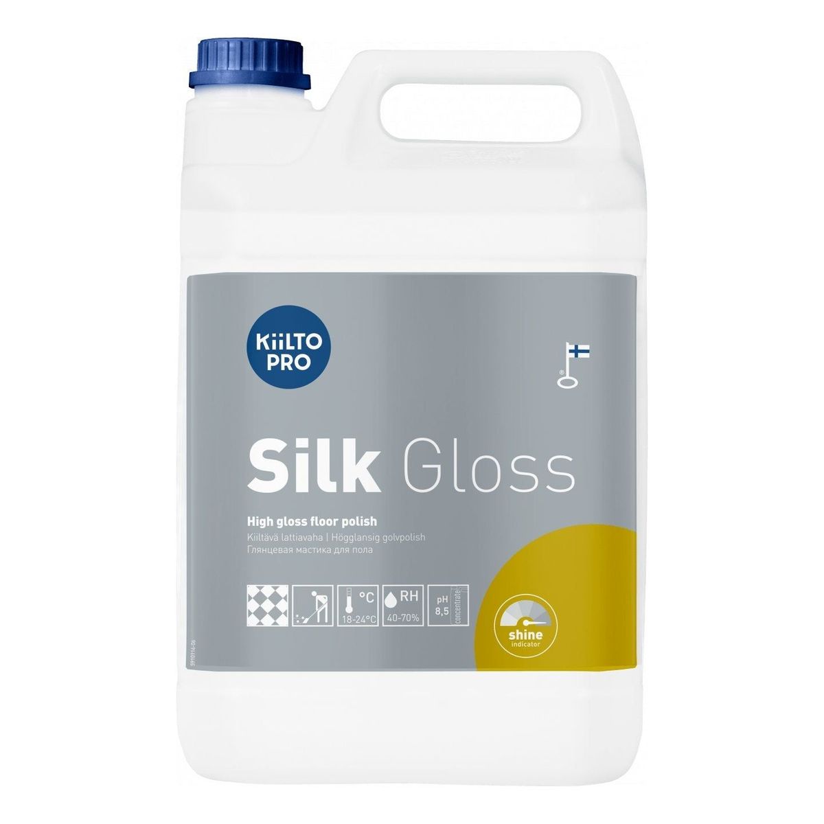 Kiilto Pro Silk Gloss polish med høj glans 5 Liter