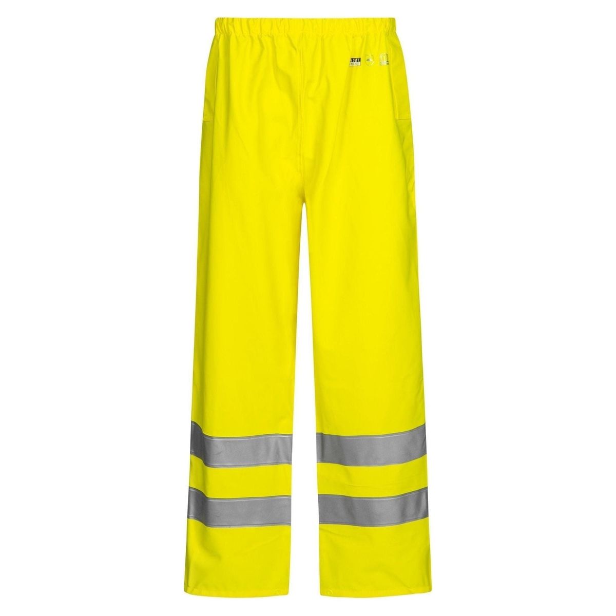 Lyngsøe Hi-vis regnbukser i kraftig PU/PVC kvalitet LR9052