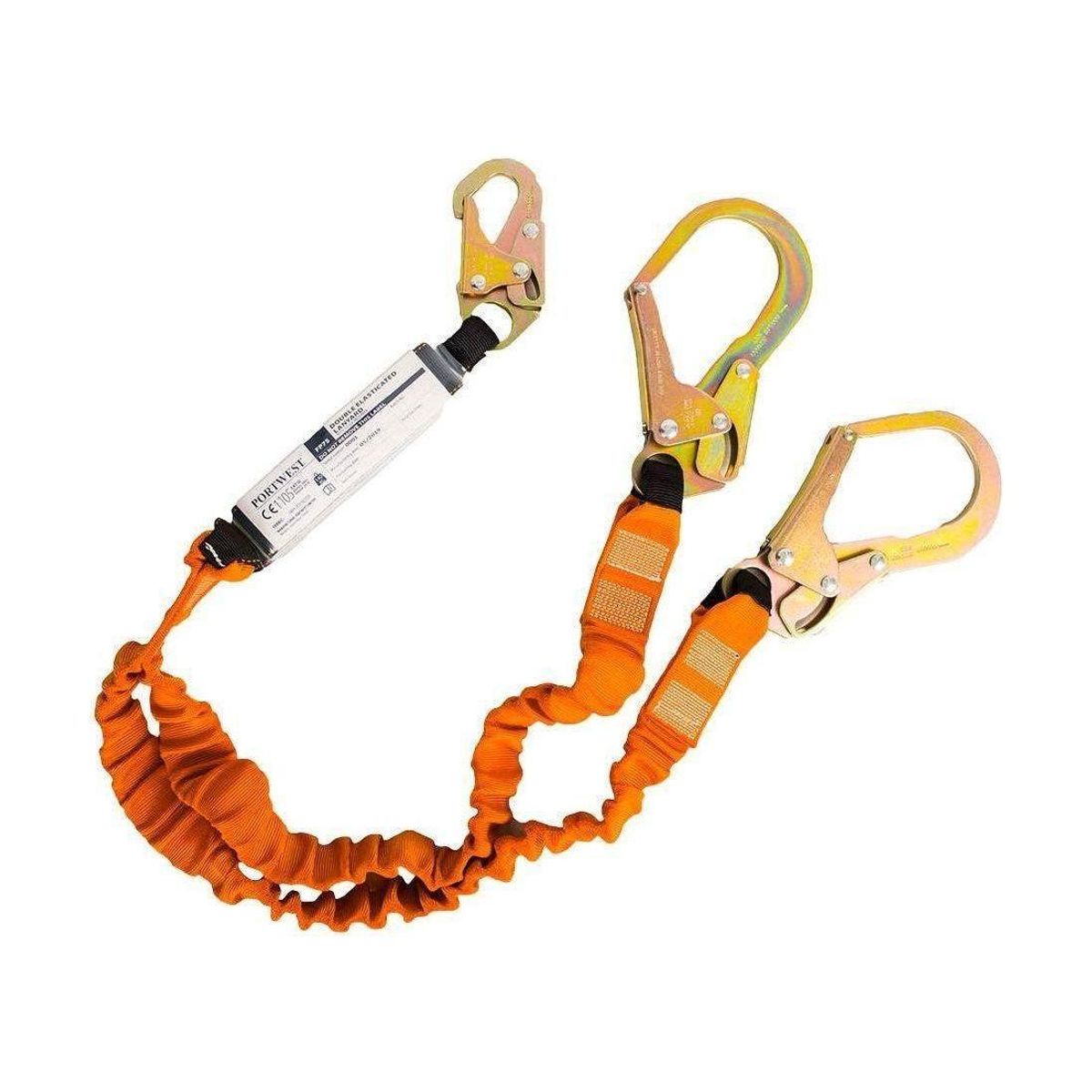 Portwest Dobbelt 140kg lanyard med falddæmper FP75