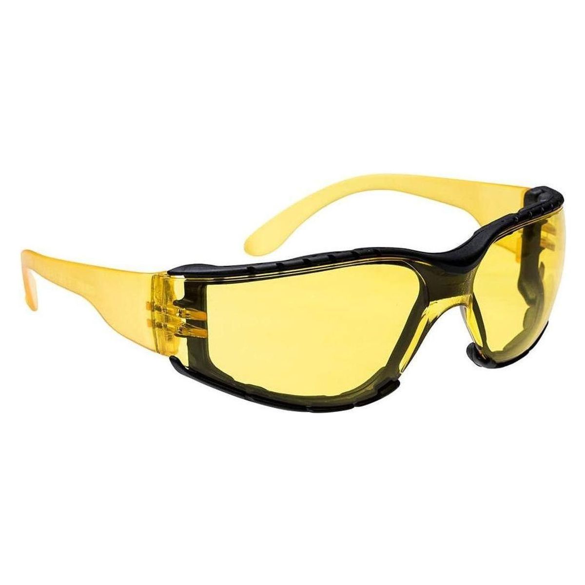 Portwest Wrap Around Plus sikkerhedsbrille PS32 gul