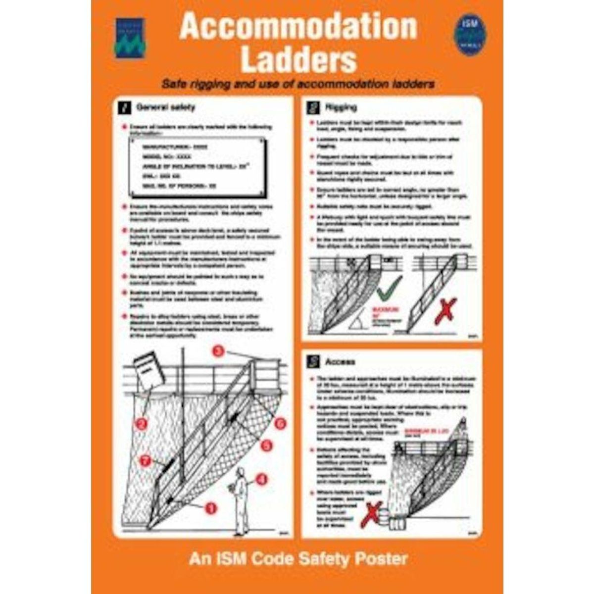 Sign IMO 1013 Accommodation ladders 125208