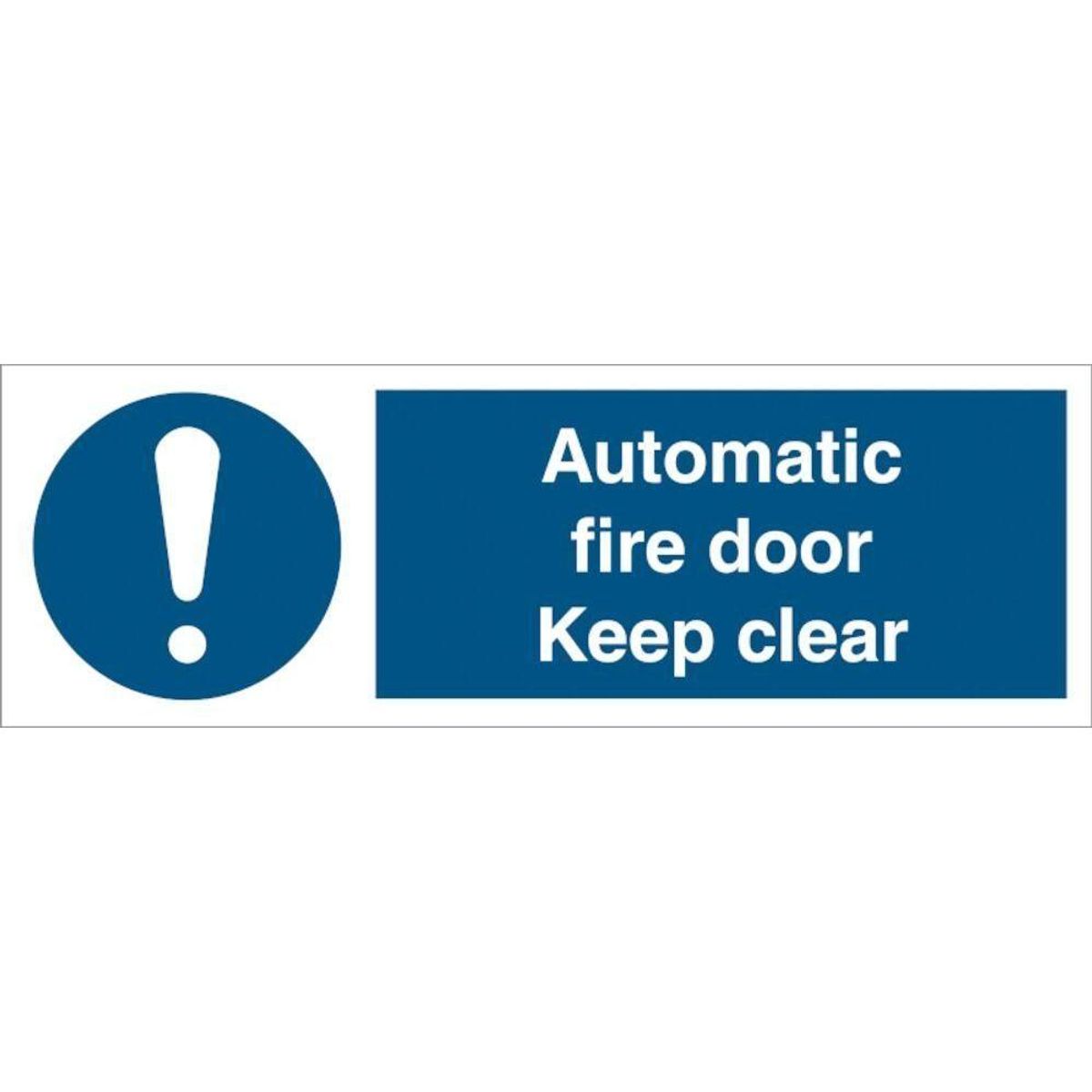 Sign IMO Automatic fire door 106217