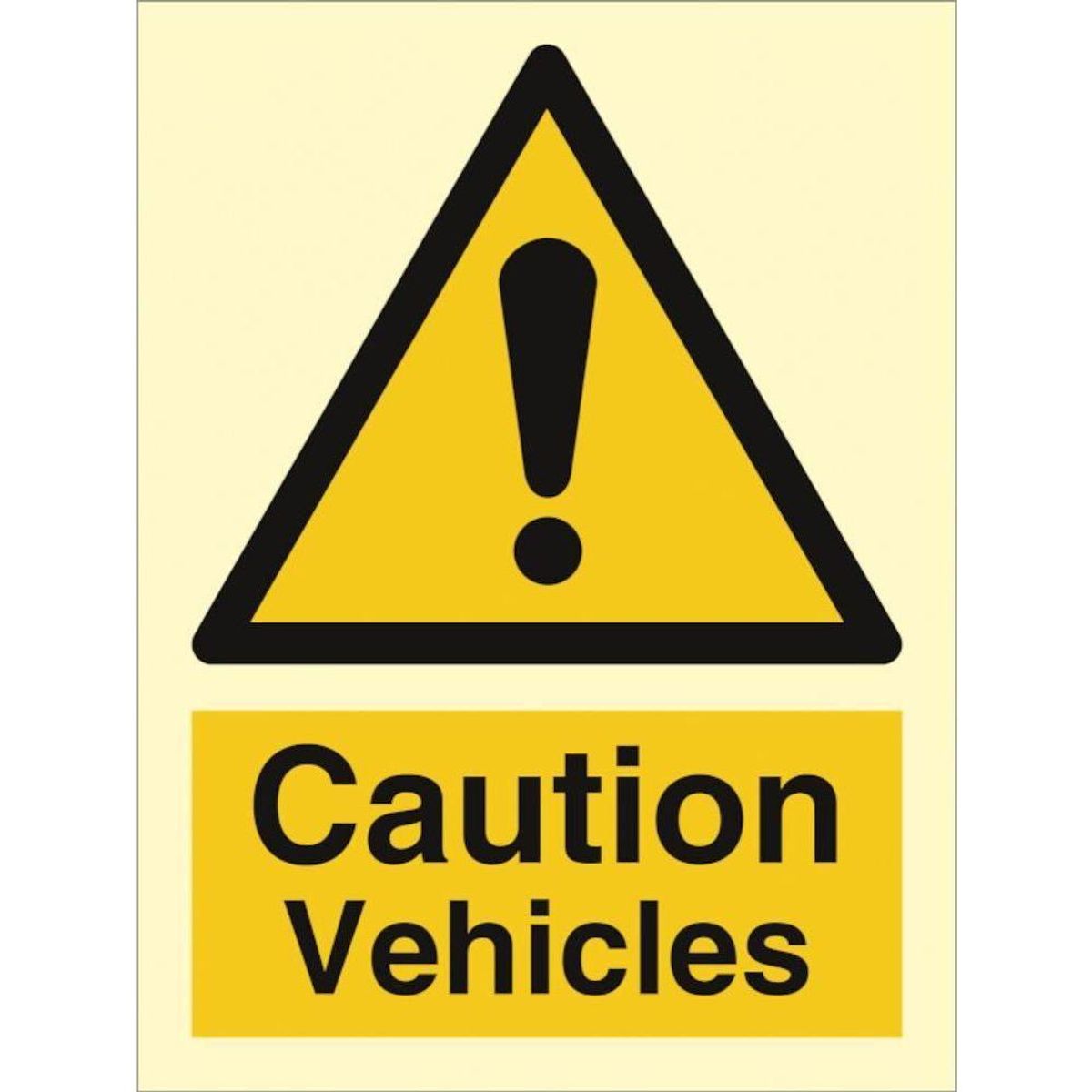 Sign IMO Caution Vehicles 107116