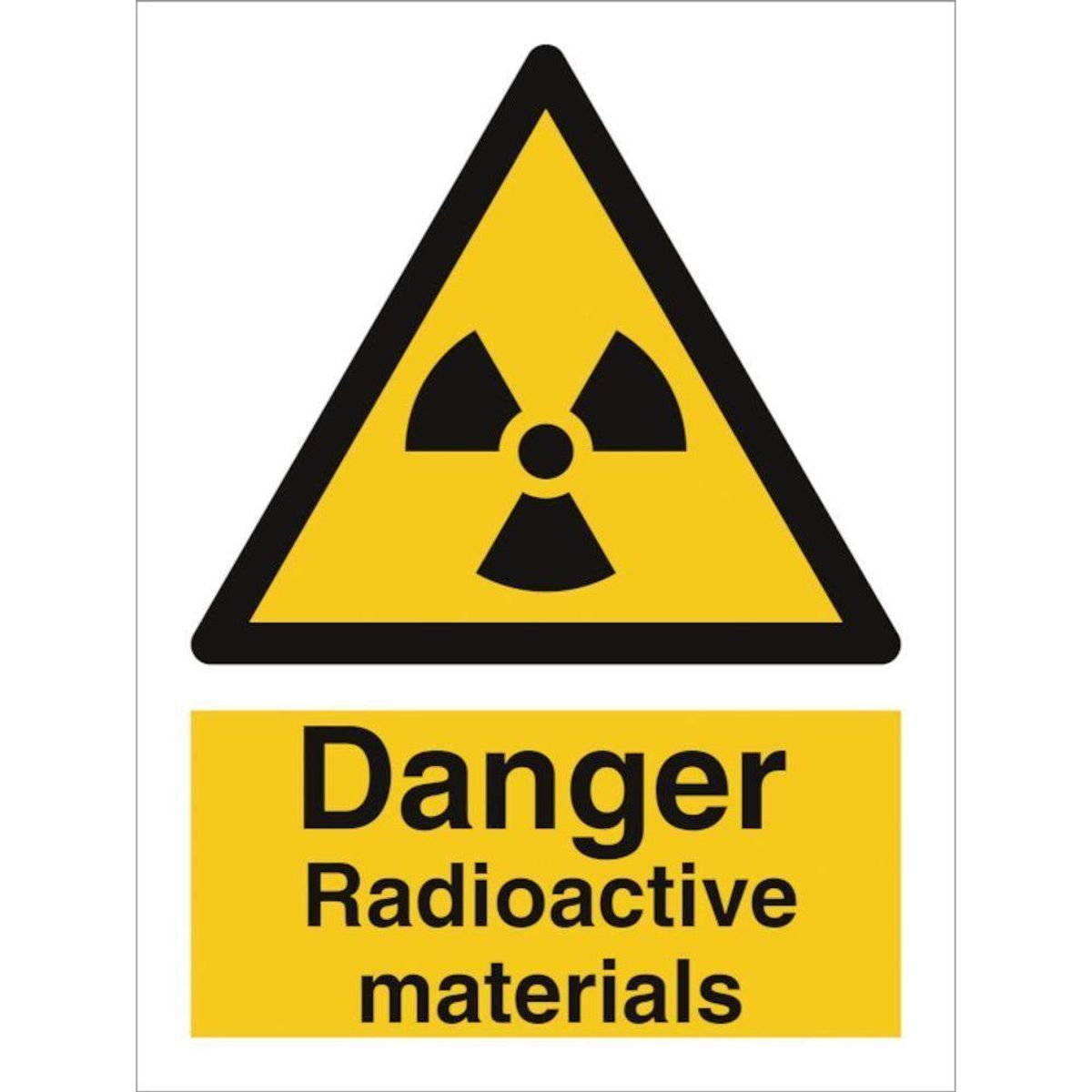 Sign IMO Danger radioactive materials 107010