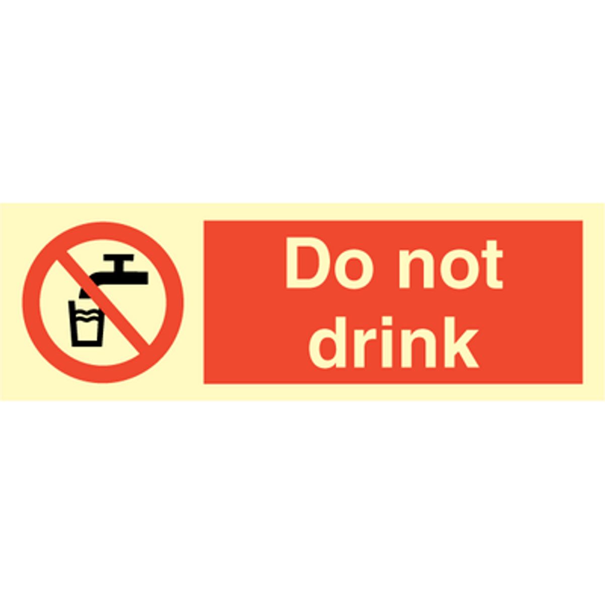 Sign IMO Do not drink 102087