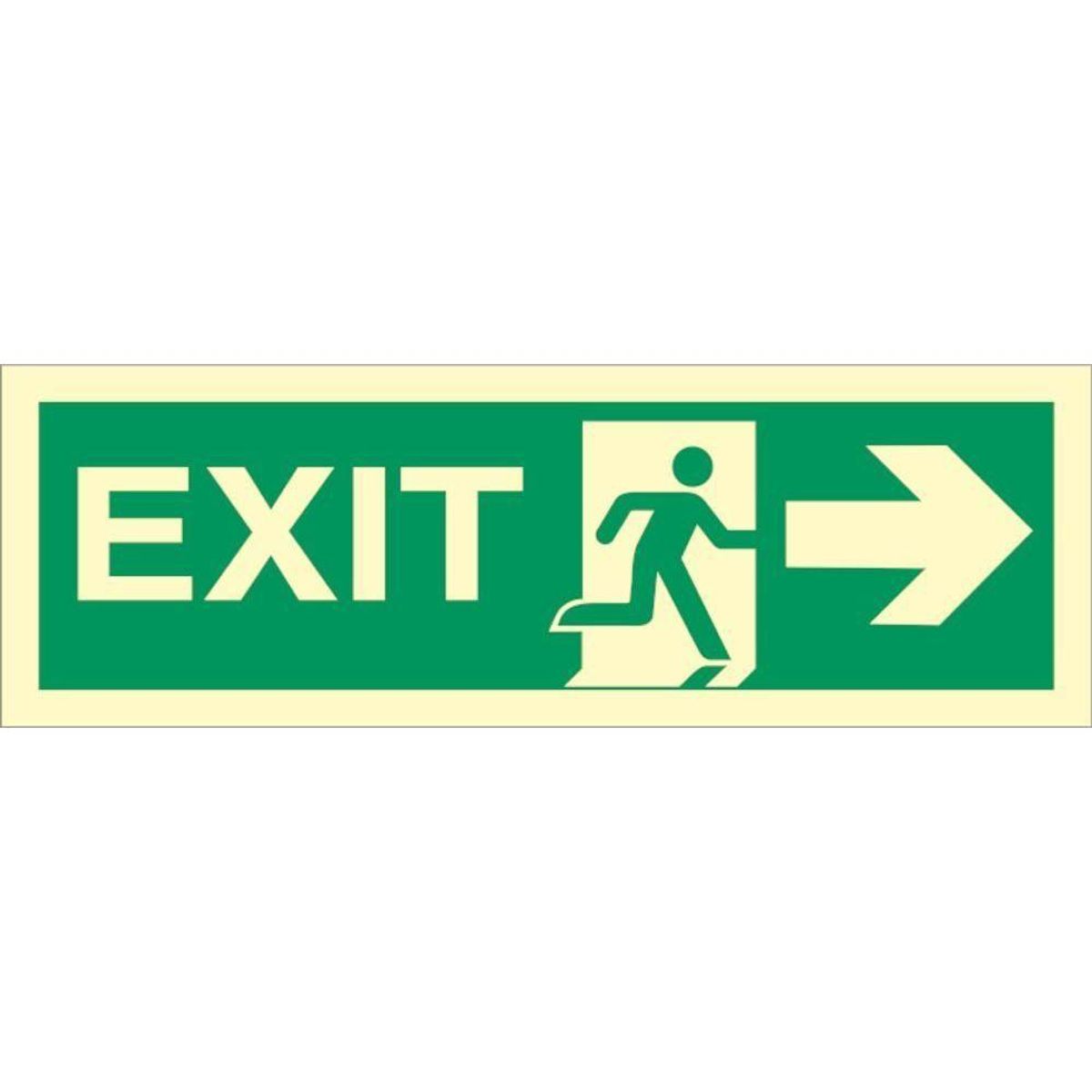 Sign IMO Exit rigt, arrow right 100008