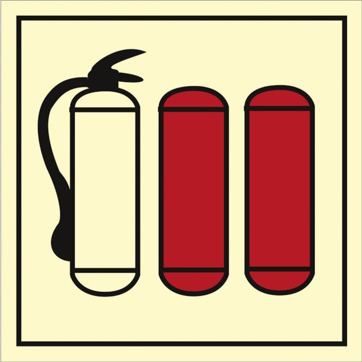 Sign IMO Refill for fire extinguisher