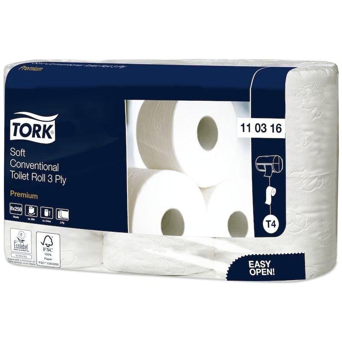 Tork Premium extra soft toiletpapir 3 lag 72 ruller 110316 T4