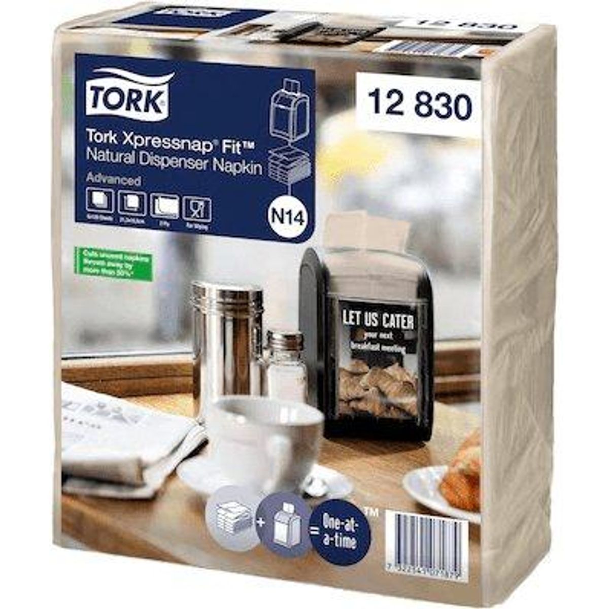 Tork Xpressnap Fit Advanced Serviet, Natur - 4320 ark - N14 12830